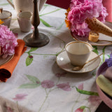 Petits Pois Mixed Linen Table Cloth