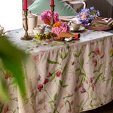 Petits Pois Mixed Linen Table Cloth