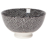 Black Geo Stamped Bowl