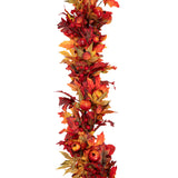 Fall Leaf and Pomegranate Berry Garland | 48 Inch