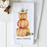 Pumpkin Stack Tea Towel