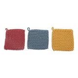 Cotton Crocheted Pot Holder