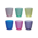 Round Acrylic Footed Drinking Glass