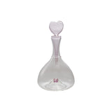 Heart Shaped Glass Decanter