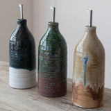 Stoneware Oil Cruet