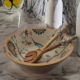 Medium Serving Bowl Set with Spoons | Hummingbird