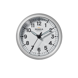 6" Runwell Clock | Chrome/White