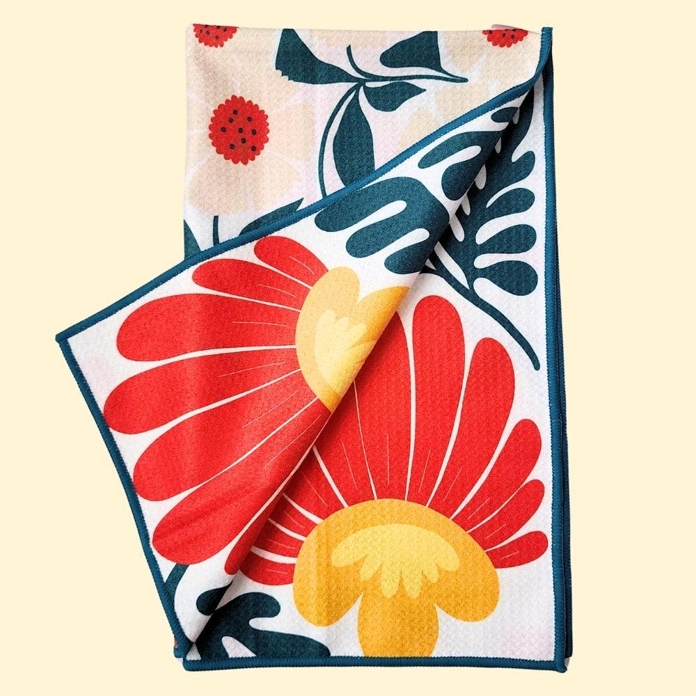 Buzzee Double Sided Kitchen Dish Towel & Hand towel