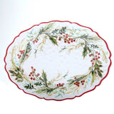 Christmas Gatherings Melamine Oval Platter