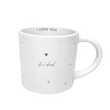 Hi Dad Love Mug Black
