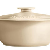 Emile Henry - 5.5L Cream Sublime Round Stewpot