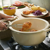 Emile Henry - 5.5L Cream Sublime Round Stewpot