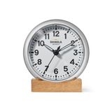 6" Runwell Clock | Chrome/White