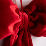 Small Ralph Red Velvet Fabric Bows