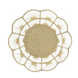 Seagrass Flower Shape Charger