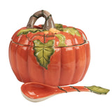 Harvest Morning Fall Pumpkin Tureen with Ladle