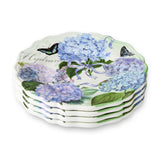 Garden Path Melamine Set of 4 6in Canape Plates
