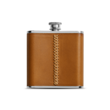 Leather Wrapped Flask | Tan