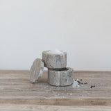 Stackable Marble Pinch Pots