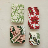 Cocktail Napkins with Seasonal Botanicals & Bird