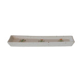 Hand-Painted Stoneware Platter w/ Christmas Trees