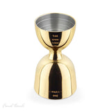 Brass Plated Double Jigger