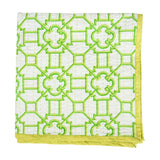 La Dolce Vita Kantha Quilt Sage & Lavender Table Covers - 1 Table Cover