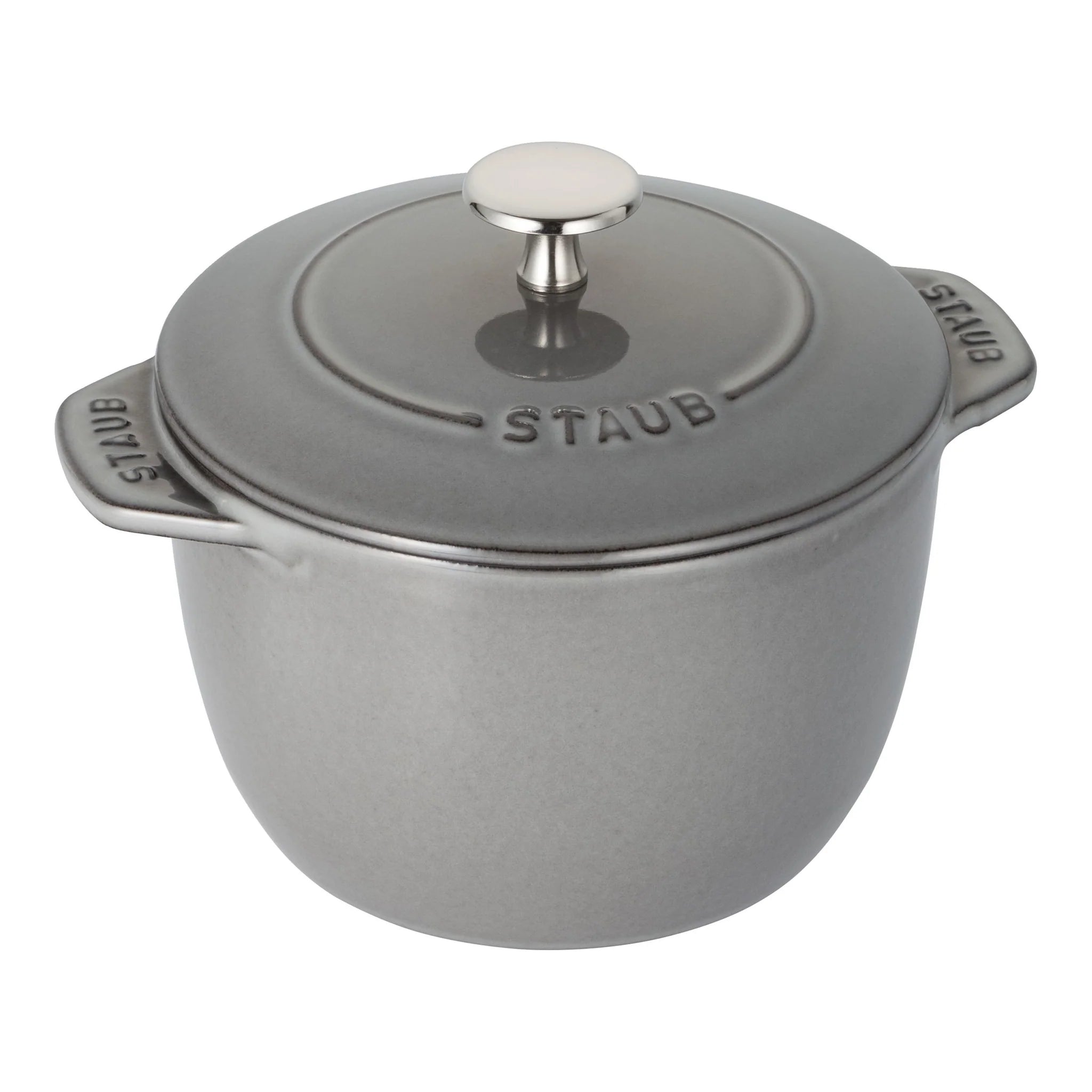 Cast iron round Rice cocotte - 1.75 Black