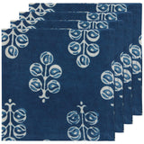 Vinebloom Block Print Napkins Set of 4
