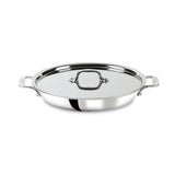 D3 Stainless 3-ply Bonded Cookware, Universal Pan with lid, 3 quart