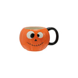 Hand-Painted Ceramic Jack-O-Lantern Mug