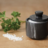 Black Marble Salt Cellar
