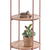 Antique Copper Four Tier Plant Stand
