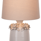 Ivory Flower Table Lamp- 60W Max