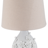 Flower Table Lamp - Ivory 60W Max