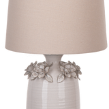 Ivory Flower Table Lamp- 60W Max
