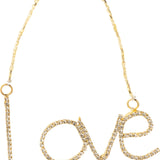 Rhinestone Word Ornament