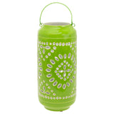 Lime Metal Outdoor Lantern