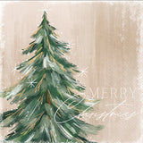 Gilded Painterly Tree Holiday Napkins
