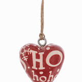 Mini Wooden Hearts Christmas Ornament