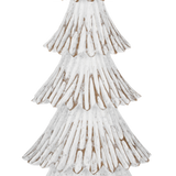 White & Gold Pine Tree Set