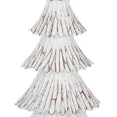 White & Gold Pine Tree Set