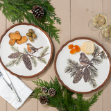 Winter Bird Platters