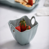 Aqua Melamine snack bowl