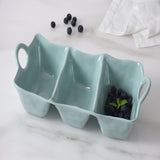 Aqua Melamine 3-Section Deep Server
