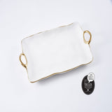 Golden Handles Large Platter
