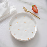 Heart to Heart Dessert Plate