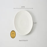 Le Blanc Round Salad Plate