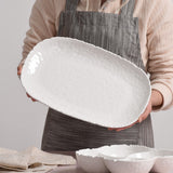 Melamine medium serving platter | Waves