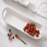 Waves Melamine Long Tray w/Handles